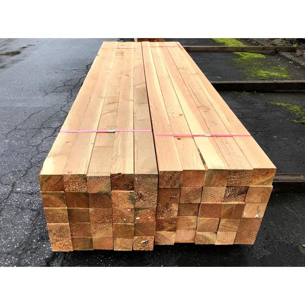 米松角材 3000×90×90ミリ 二等品 人工乾燥 プレーナー仕上げ【宅配便
