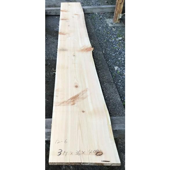 国産桧 耳付き無垢板 3000×36×400ミリ NO.12-6【全国配送不可】 : もく