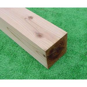 杉角材 4000×105×105ミリ 節あり 人工乾燥材【宅配便出荷不可】 : もく