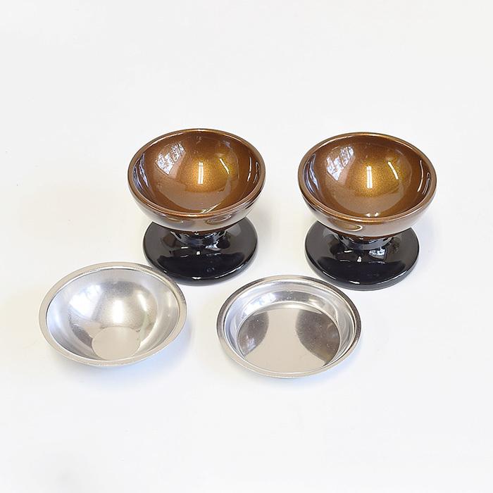 仏具 セット このは (大) 6点セット 香炉 花立 火立 仏器 茶湯器 りん 