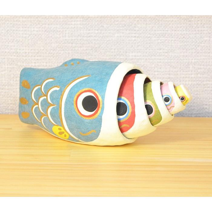 鯉のぼり 室内用 置物 はりこーシカ こいのぼり 五月人形 端午の節句