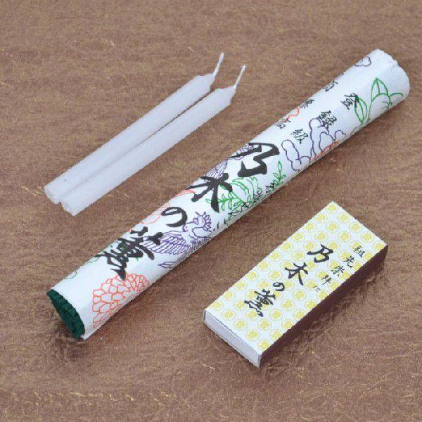 墓参り用品 線香 と ローソク のセット 乃木の薫 お彼岸 お盆 : 稲葉