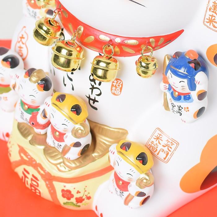 錦彩七福神 招き猫 20号 : 稲葉仏壇店 Yahoo!店 - 通販 - Yahoo 