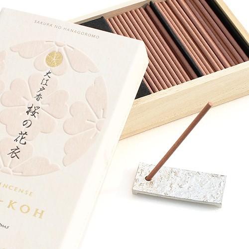 お香 日本香堂 大江戸香 桜の花衣 (さくらのはなごろも) 60本入り ルームインセンス 御香|inababutudanten|02
