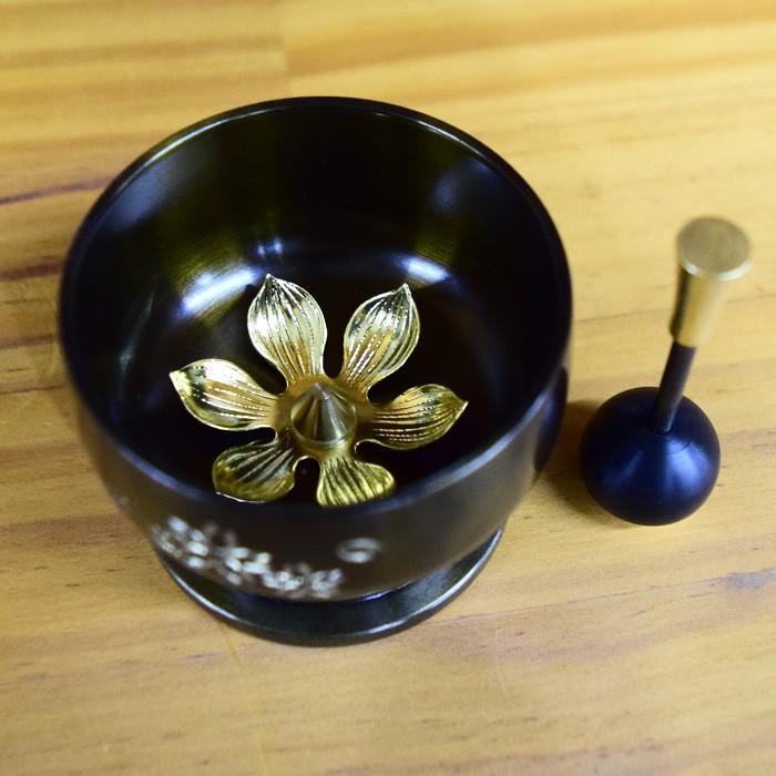 豆りん りん棒セット 桜彫金いり : 稲葉仏壇店 Yahoo!店 - 通販 
