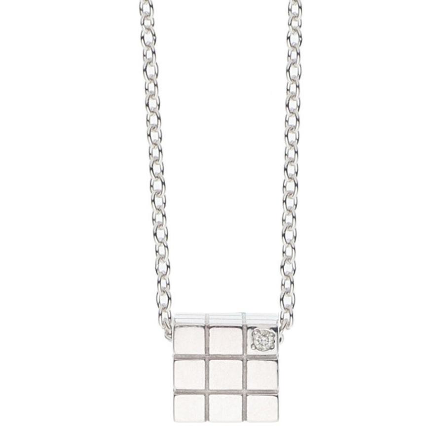 遺骨 ペンダント Soul Jewelry ソウルジュエリー キューブ シルバー925 ダイヤモンド 手元供養 送料無料