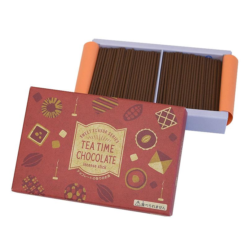 線香 ミニ寸 贈答用 お香 おしゃれ かわいい チョコレートの香り 丸叶むらた ネコポス お供え ギフト お線香 喪中見舞い バレンタイン チョコ ティータイム Tt Okou Ch 稲葉仏壇店 Yahoo 店 通販 Yahoo ショッピング