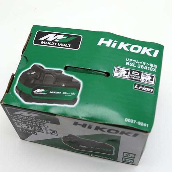 HiKOKI リチウムイオンバッテリー BSL 36A18X マルチボルト BSL36A18X HiKOKIマルチボルト（36V）リチウム