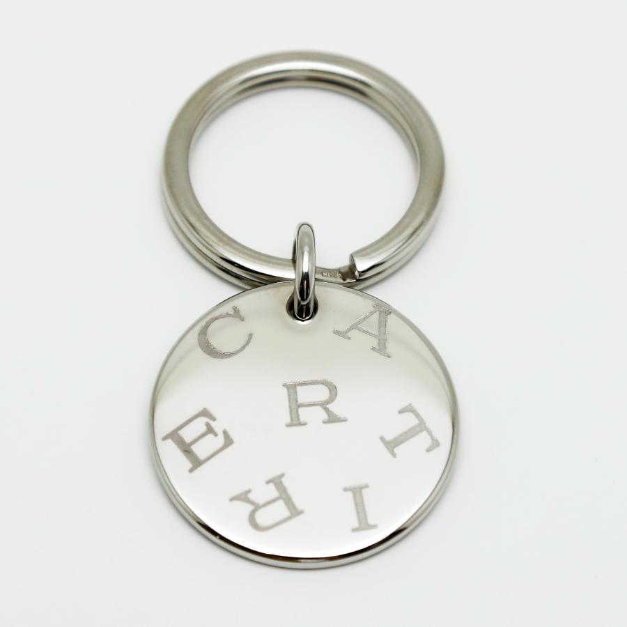 Cartier（カルティエ） 中古品 キーリング ロゴプレート シルバー