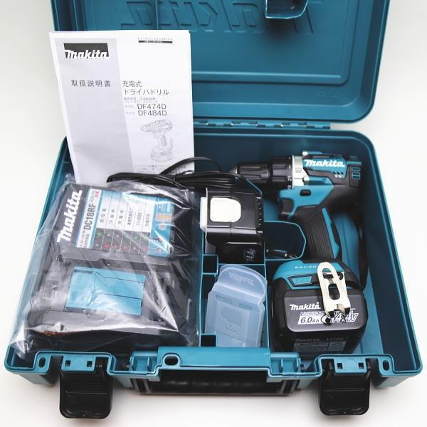 マキタ（makita） 6.0Ah 14.4V 充電式ドライバドリル DF474DRGX
