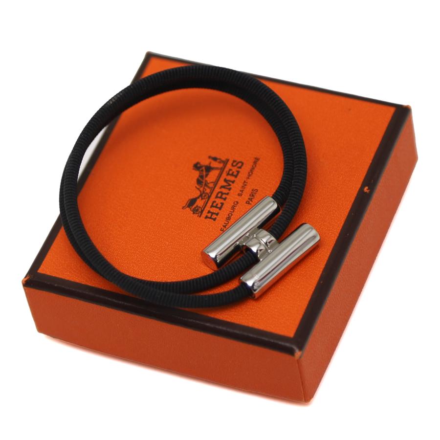 HERMES（エルメス） 中古品 トゥルニ トレッセ ブレスレット ブラック
