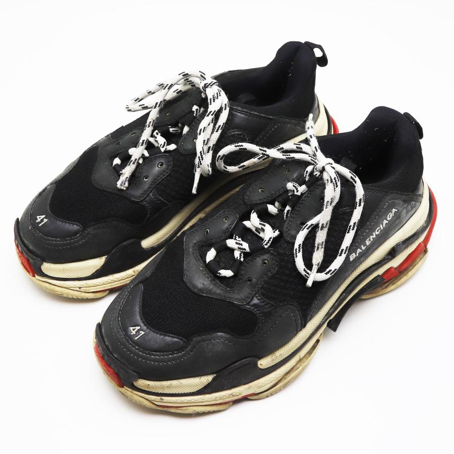 BALENCIAGA 中古品 バレンシアガ TRIPLE S スニーカー ダブル BALENCIAGA 中古品 バレンシアガ TRIPLE S スニーカー ダブル