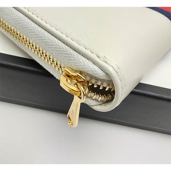 GUCCI 中古良品 グッチ ラジャ ラウンドファスナー長財布 タイガー 