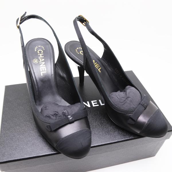 CHANEL（シャネル） 中古品 パンプス ココマーク レザー ブラック