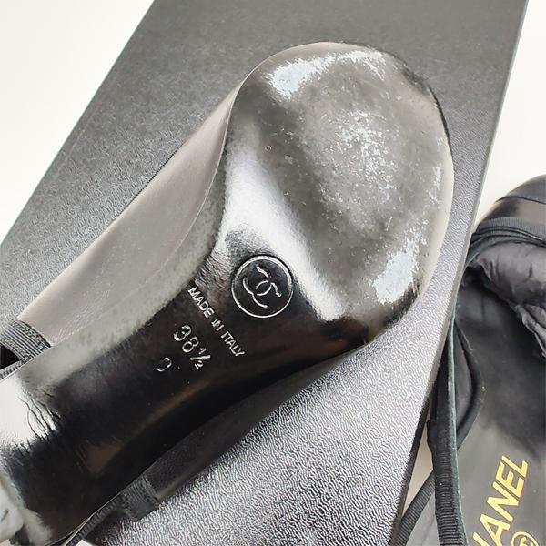 CHANEL（シャネル） 中古品 パンプス ココマーク レザー ブラック