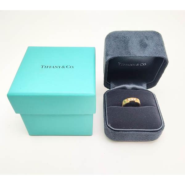 TIFFANY&Co. 中古品 ティファニー アトラスリング K18YG 3P  