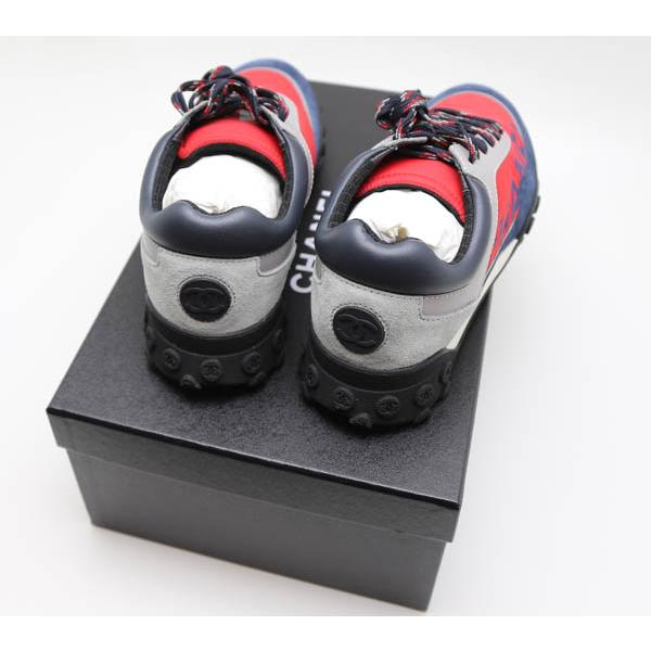CHANEL（シャネル） 新品 スニーカー ココマーク ロゴ ネイビー