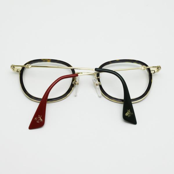 GUCCI（グッチ） 中古品 オーバルメガネ ライトハバナ べっ甲 