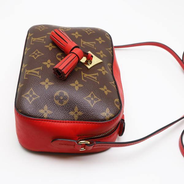 未使用に近い☆ヴィトン サントンジュ コクリコ LOUIS VUITTON 中古品 ルイヴィトン モノグラム サントンジュ