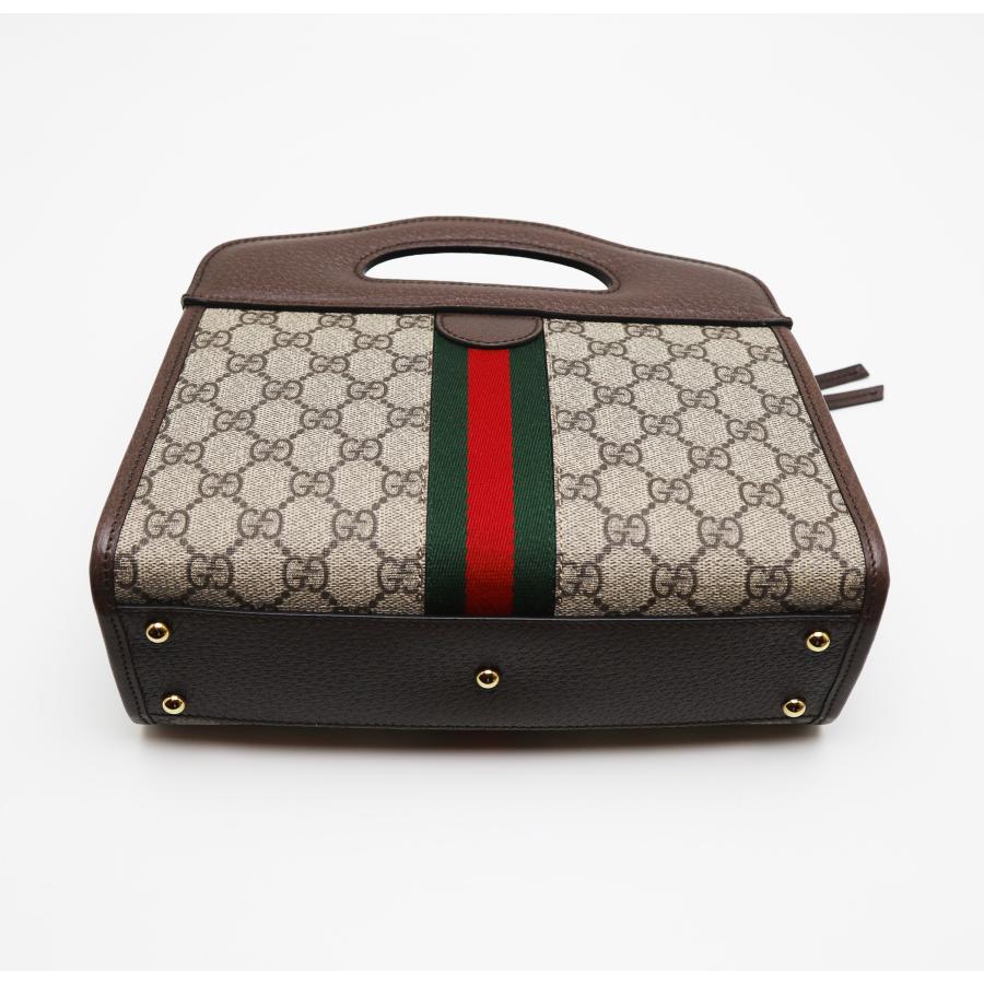 【美品】 GUCCI オフィディア マーモント シェリーライン 3つ折り　訳有 ✨極美品✨グッチ 三つ折り財布 オフィディア マーモント シェリー