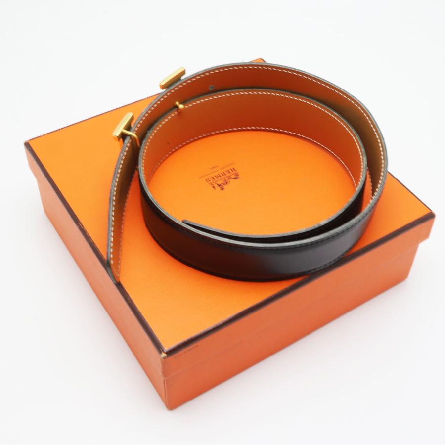 HERMES 中古品 エルメス ベルト コンスタンス Hベルト ブラック HERMES 中古品 エルメス ベルト コンスタンス Hベルト ブラック