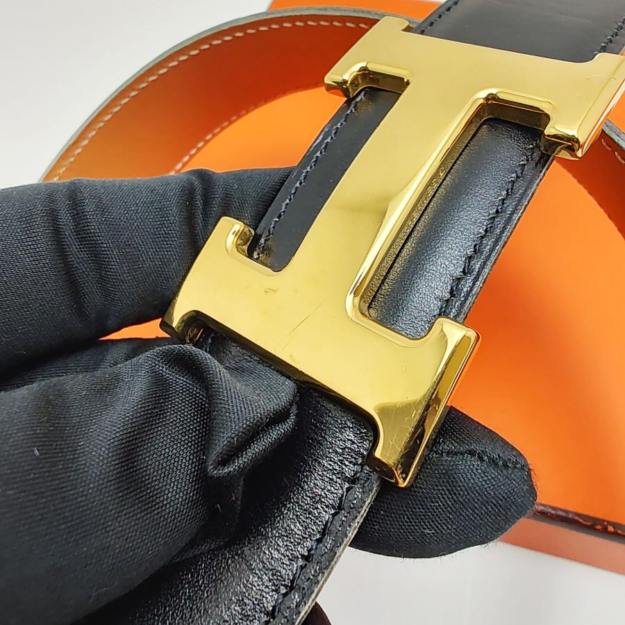HERMES 中古品 エルメス ベルト コンスタンス Hベルト ブラック HERMES 中古品 エルメス ベルト コンスタンス Hベルト ブラック