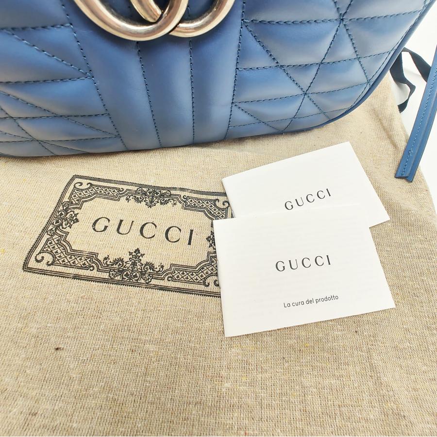 GUCCI 新品 グッチ キルティング スモール ショルダーバッグ GG GUCCI 新品 グッチ キルティング スモール ショルダーバッグ GG