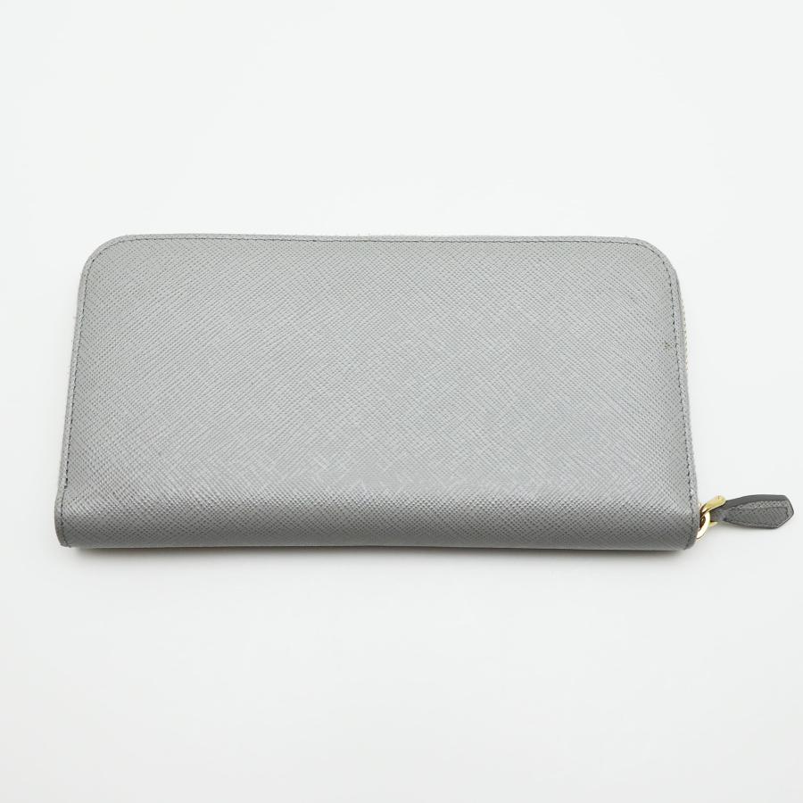 PRADA（プラダ） 中古品 ラウンドファスナー長財布 サフィアーノ