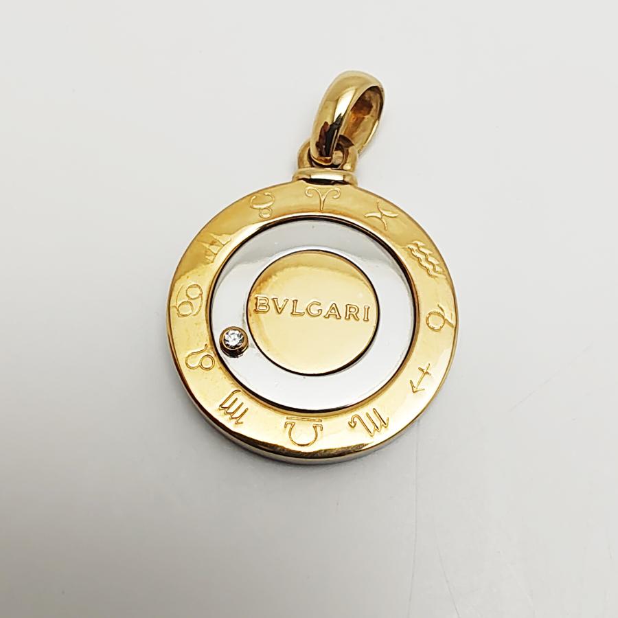 BVLGARI ブルガリ ホロスコープ 750/SS ペンダント ネックレス BVLGARI（ブルガリ） 中古品 ホロスコープ ペンダントヘッド 1P