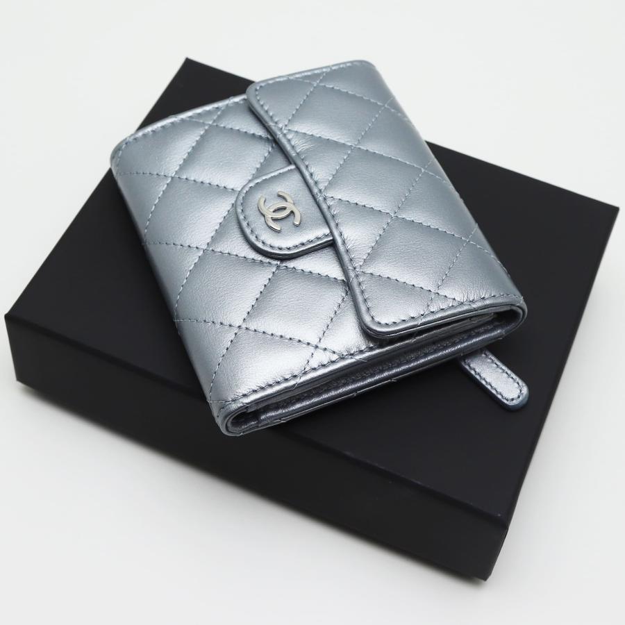 シャネル　マトラッセ クラシック スモールフラップウォレット AP0231　ラムスキン 【中古】 CHANEL（シャネル） 中古良品 クラシック スモール フラップ
