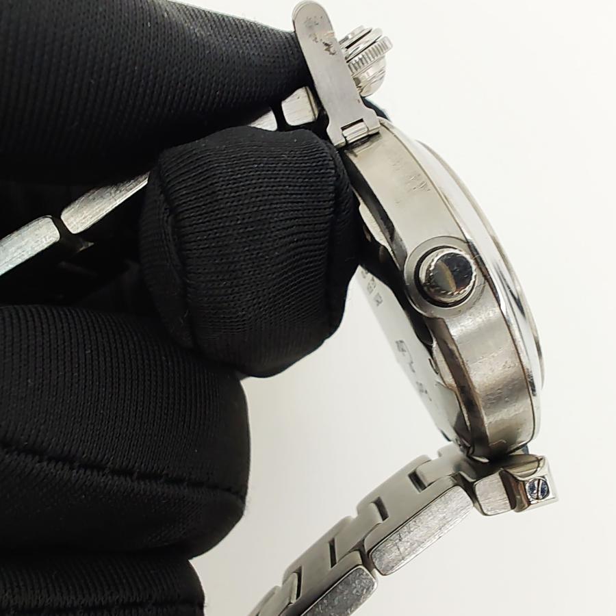 Cartier 中古品 カルティエ パシャC 腕時計 オレンジ文字盤 機械