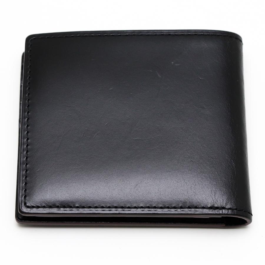 GANZO 中古品 GANZO 二つ折り財布 GUD2 ブラック イタリアレザー GANZO 中古品 GANZO 二つ折り財布 GUD2 ブラック イタリアレザー