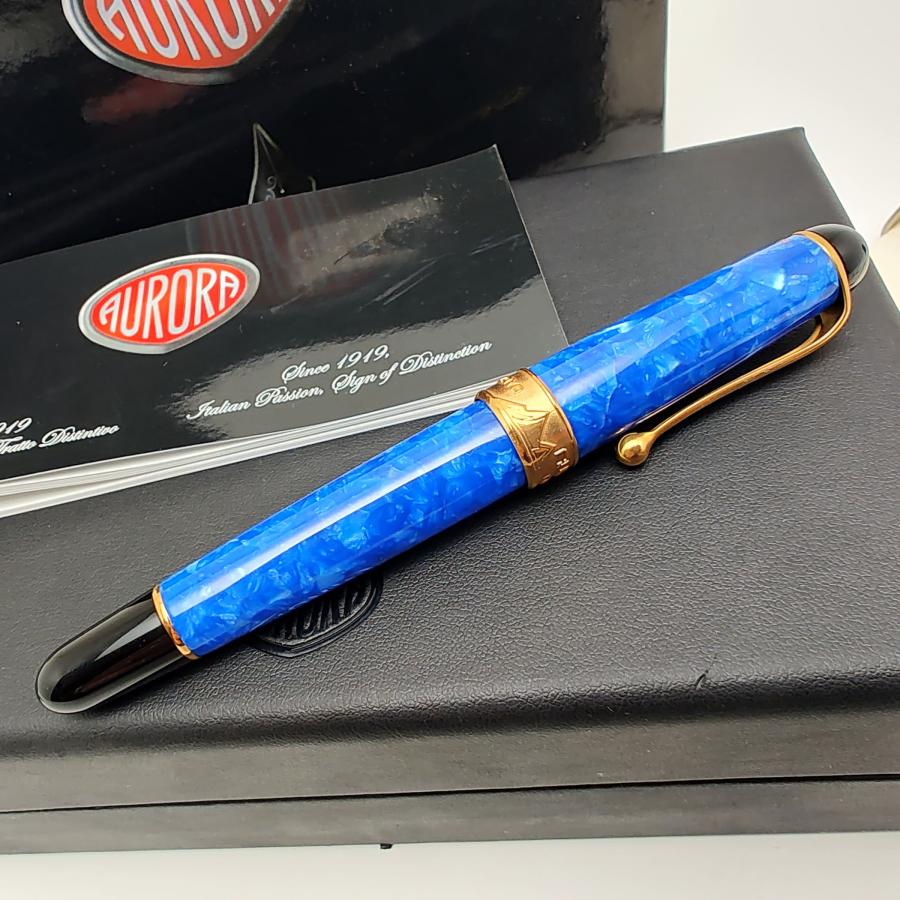 AURORA アウロラ HIMALAYA ヒマラヤ 万年筆 EF 美品 AURORA(アウロラ) 万年筆 88 オタントット 限定 HIMALAYA F 【公式通販】