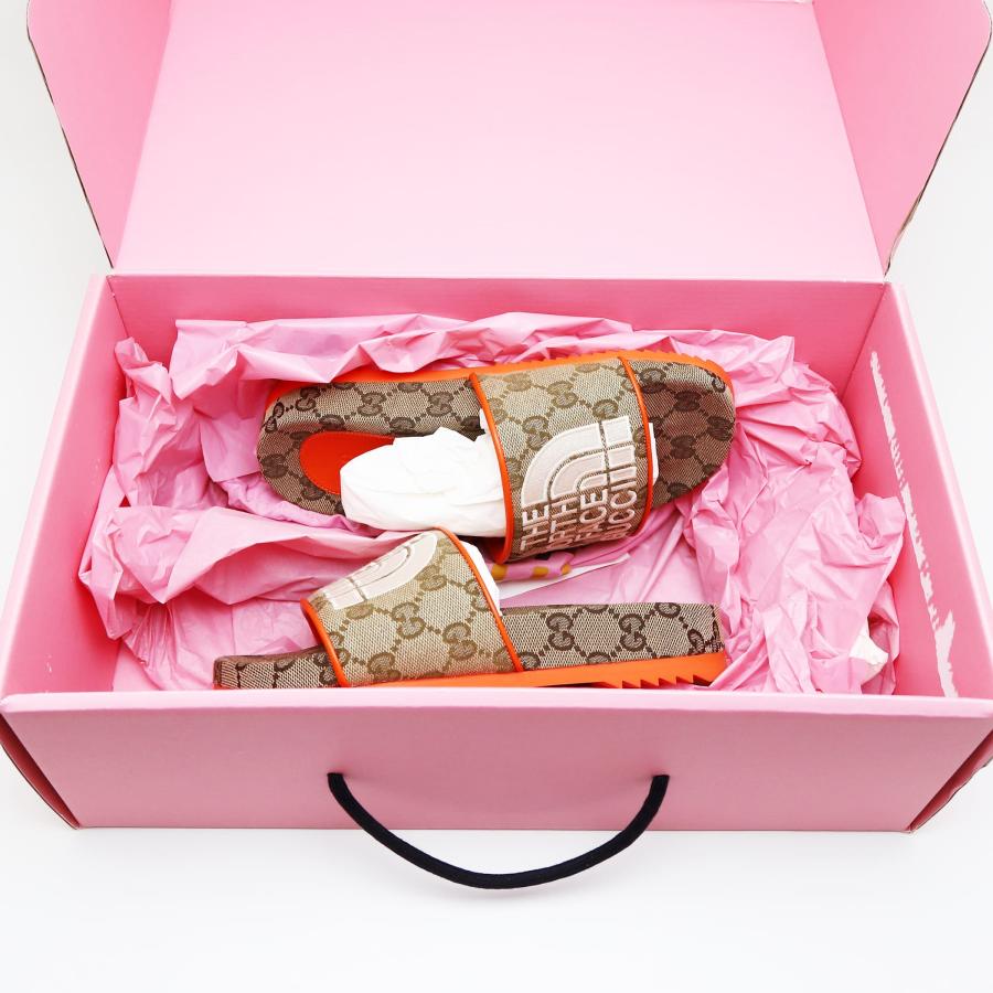 GUCCI（グッチ） 新品 GUCCI×THE NORTH FACE GGスライド サンダル