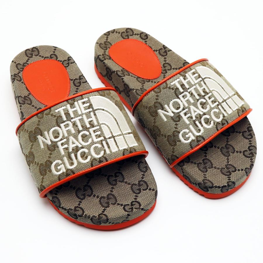 GUCCI（グッチ） 新品 GUCCI×THE NORTH FACE GGスライド サンダル