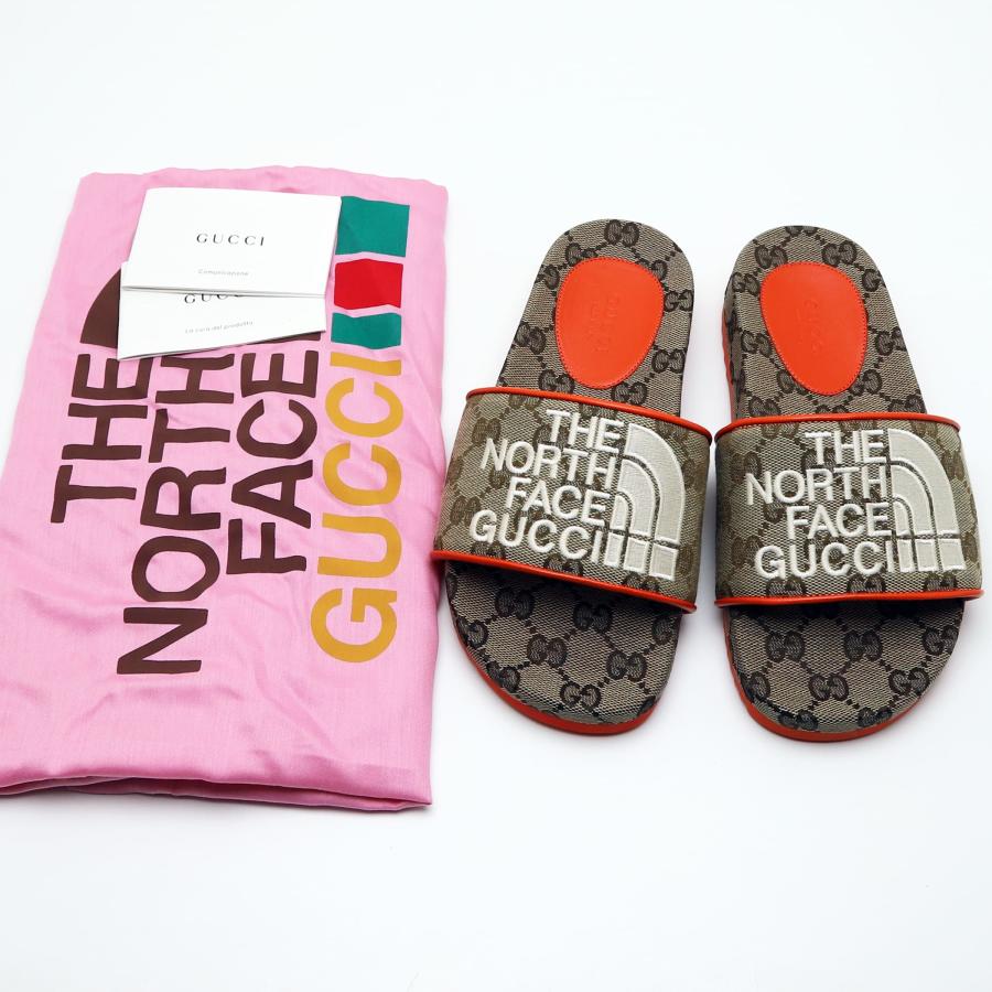 GUCCI（グッチ） 新品 GUCCI×THE NORTH FACE GGスライド サンダル