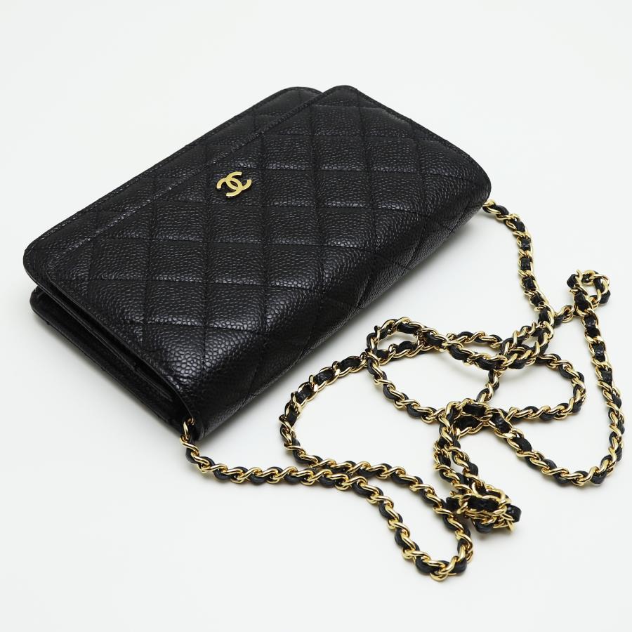 p*読様 【美品】CHANEL キャビアスキン マトラッセ タイムレスクラシック CHANEL（シャネル） 中古良品 タイムレスクラシック チェーン
