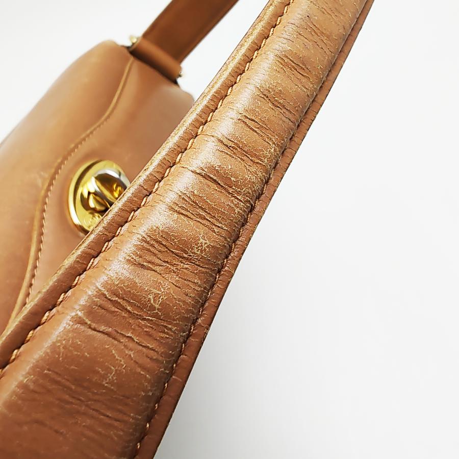 GUCCI グッチハンドバッグ クリスタル レザーブラウンゴールド GUCCI(グッチ) ジャッキー1961 クリスタル ミニバッグ ハンドバッグ