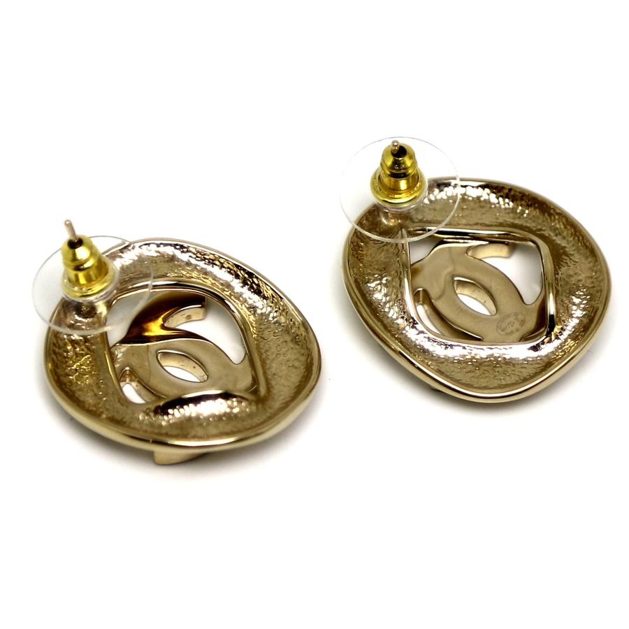 CHANEL 中古品 シャネル ピアス 2025年春夏新作 メタル & ストラス