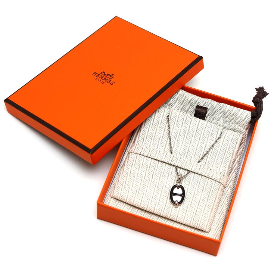 シェーヌ・ダンクル 新品 エルメス ミニ マイヨンPM ネックレス