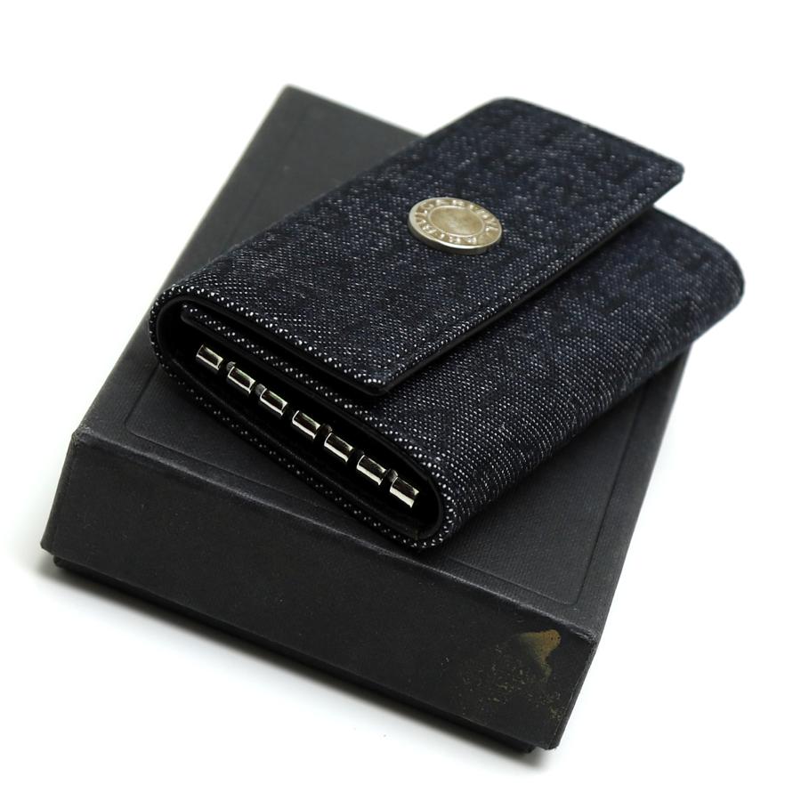BVLGARI（ブルガリ） 中古品 クラシコ ロゴマニア 6連キーケース
