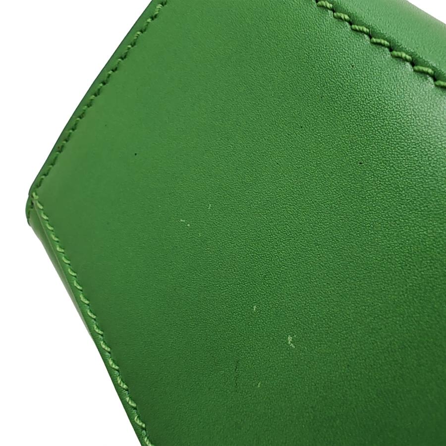 CELINE（セリーヌ） 中古品 ハンドバッグ グリーン レザー ミニ