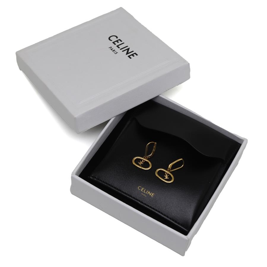 新品同様品　セリーヌ　マイヨン　トリオンフ　モバイル　ピアス　ゴールド　46X556BRA.35OR | TRIOMPHE