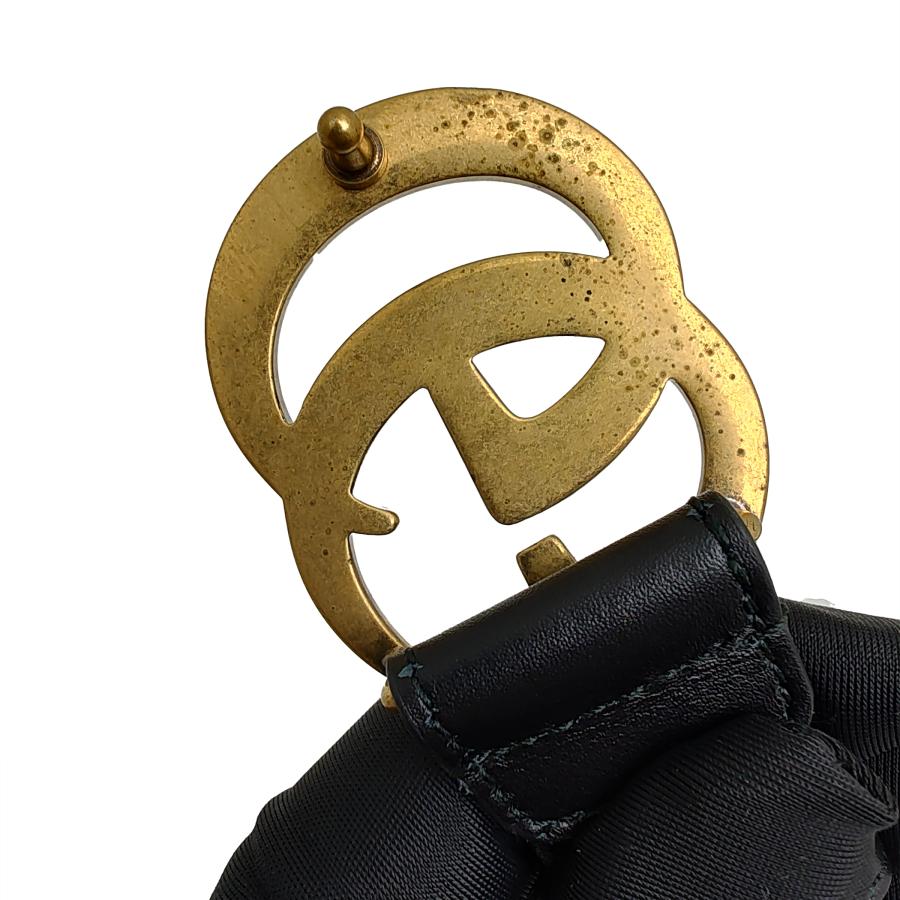 GUCCI グッチ ダブルG ベルト マーモント 黒 80/32 414516 ダブルG ベルト ・ブラック レザー | GUCCI公式