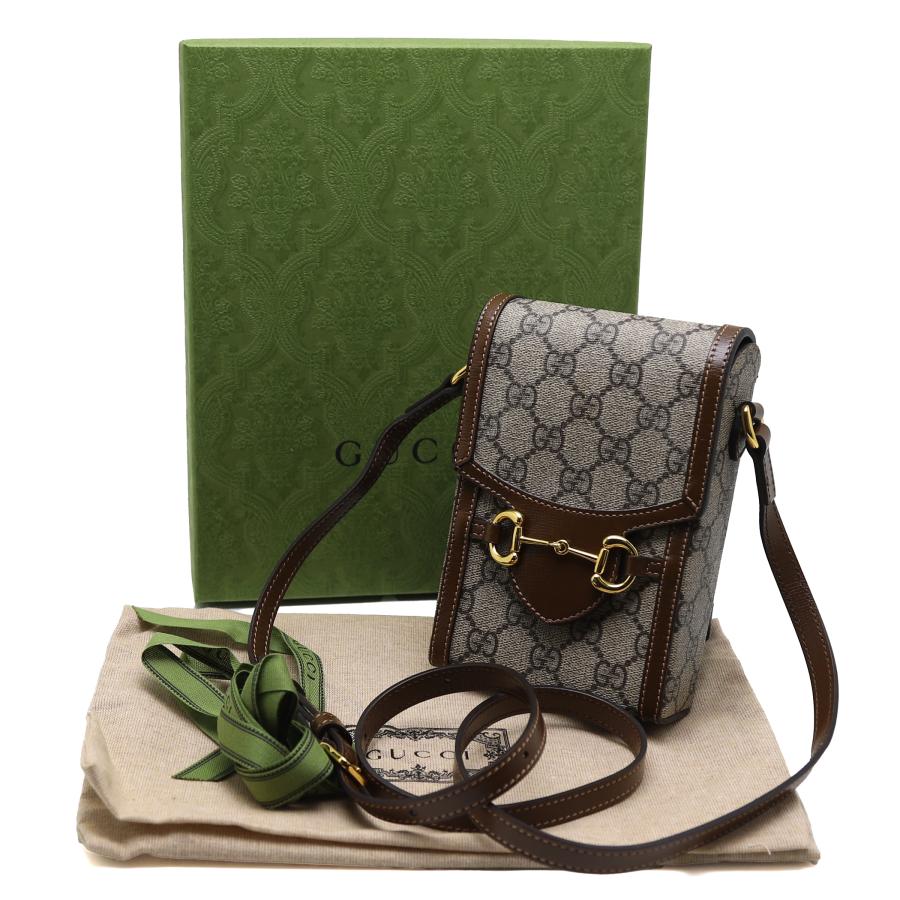 GUCCI（グッチ） 中古品 GGスプリーム ホースビット1955 ミニ 