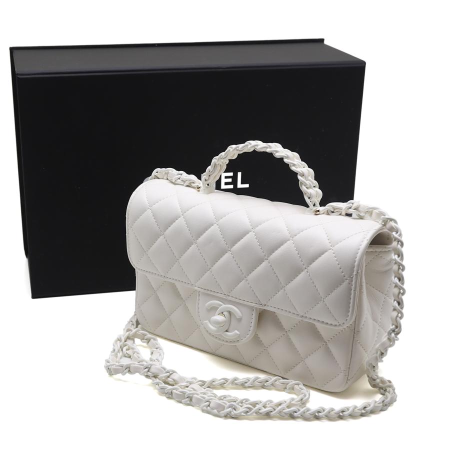 CHANEL（シャネル） 新品同様品 マトラッセ トップハンドル ミニ