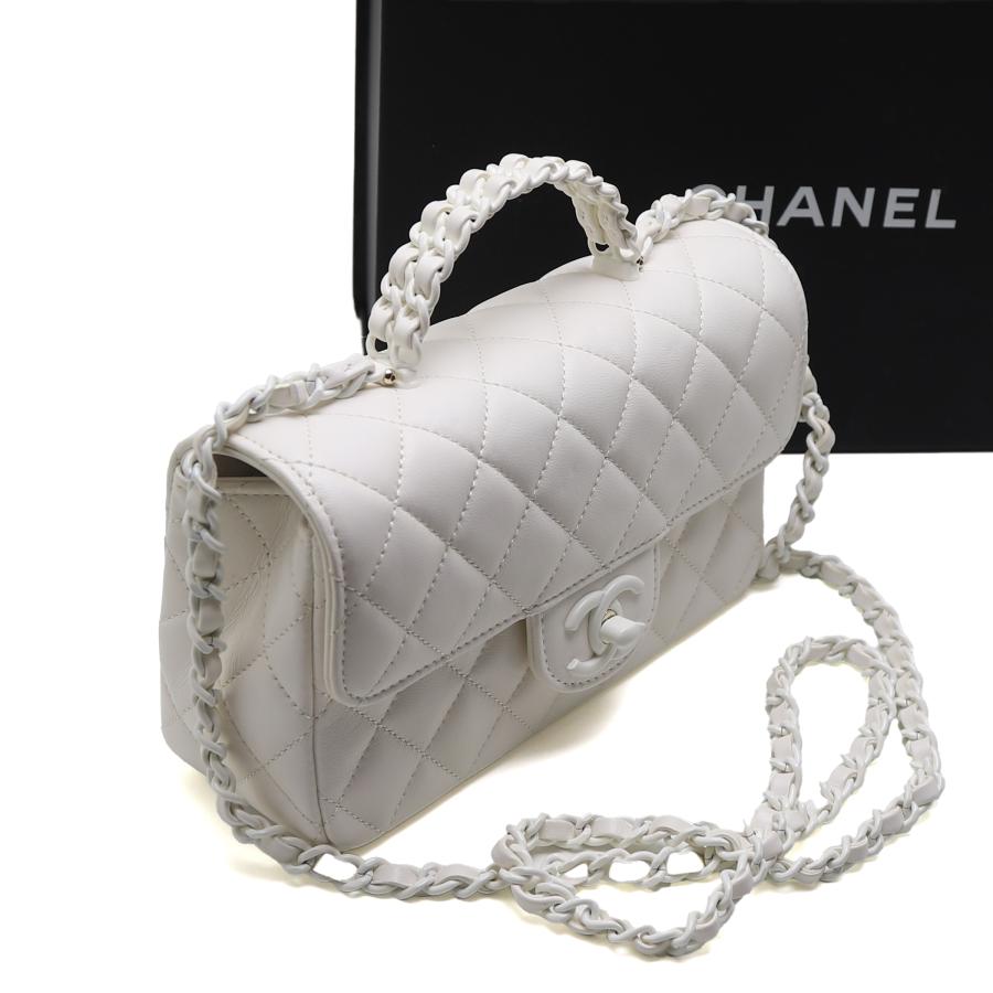 CHANEL（シャネル） 新品同様品 マトラッセ トップハンドル ミニ