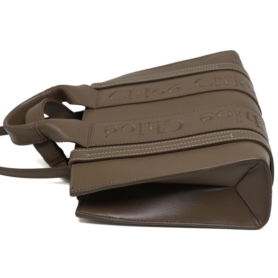 Chloe（クロエ） 中古品 Woody スモール トートバッグ ソフトレザー