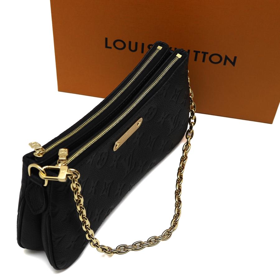LOUIS VUITTON(ルイヴィトン) ショルダーバッグ モノグラム・アンプラント美品  ポシェットリヴ M83301 ノワール レザー、牛革 LOUIS VUITTON（ルイ・ヴィトン） 新品同様品 モノグラム・アン
