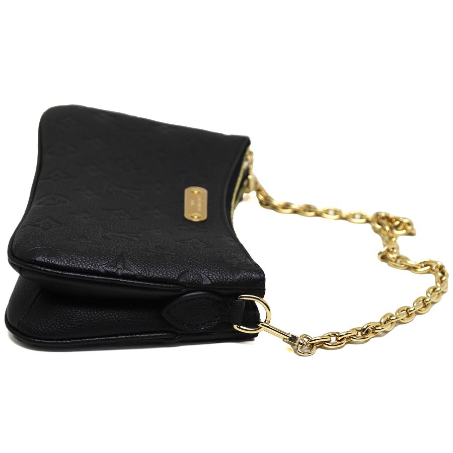 LOUIS VUITTON(ルイヴィトン) ショルダーバッグ モノグラム・アンプラント美品  ポシェットリヴ M83301 ノワール レザー、牛革 LOUIS VUITTON（ルイ・ヴィトン） 新品同様品 モノグラム・アン